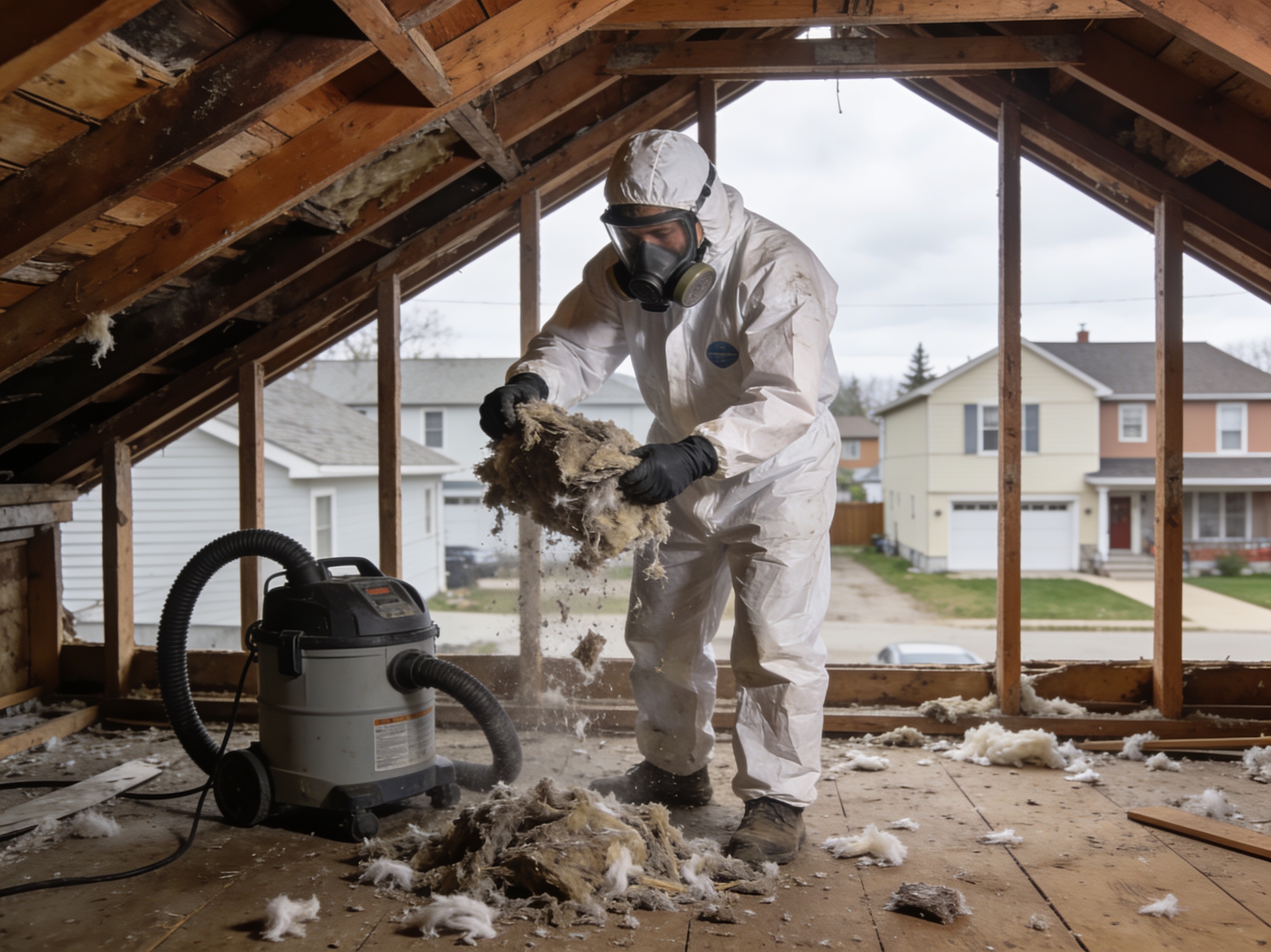 Contaminated Insulation Removal in Wausau, WI